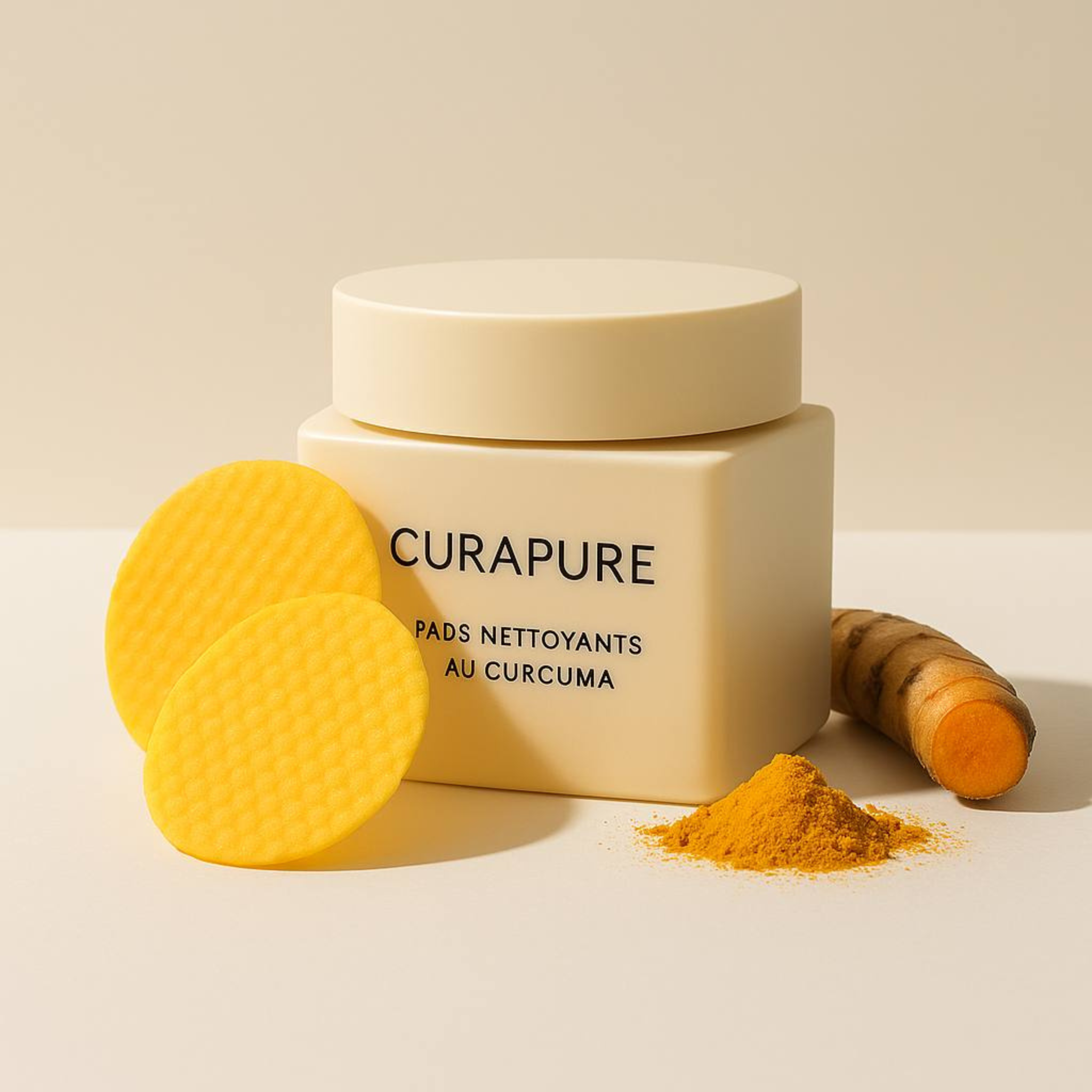 Pads Nettoyants au Curcuma