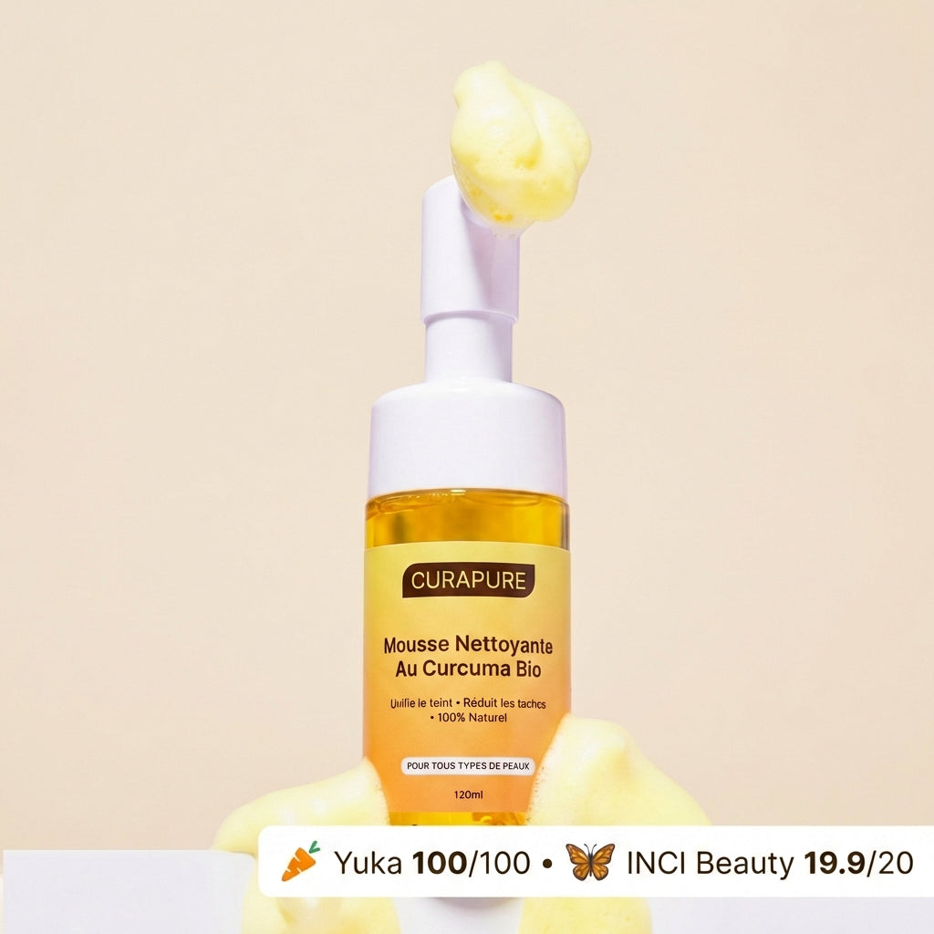 Mousse Purifiante Anti-Taches Au Curcuma