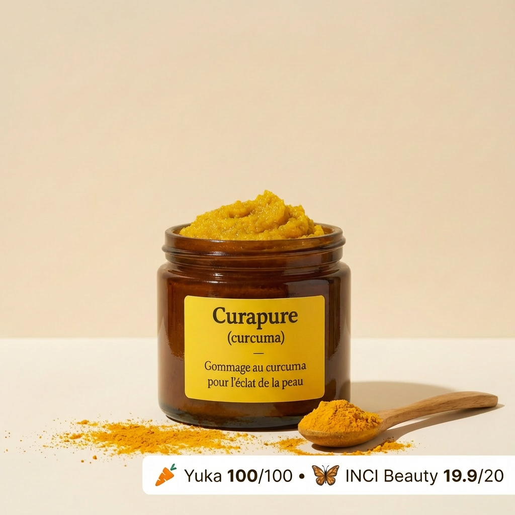 Gommage éclaircissant au Curcuma