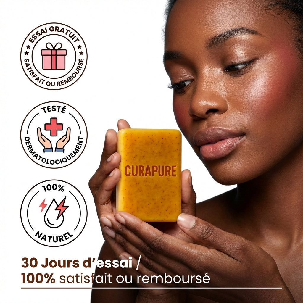 Savon Anti-Taches & Hyperpigmentation au Curcuma